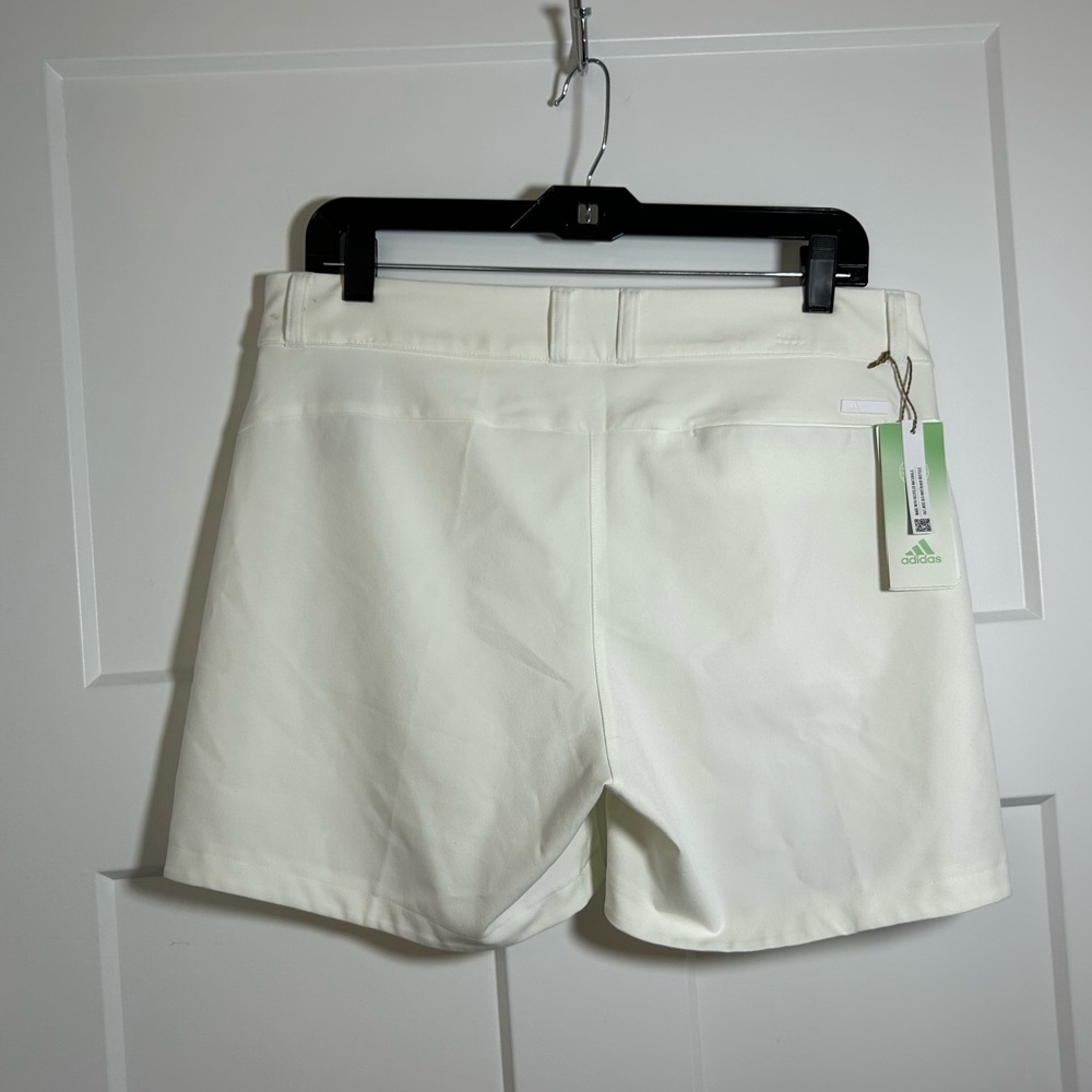 NWT Adidas white golf shorts women’s size 12 - Picture 4 of 11